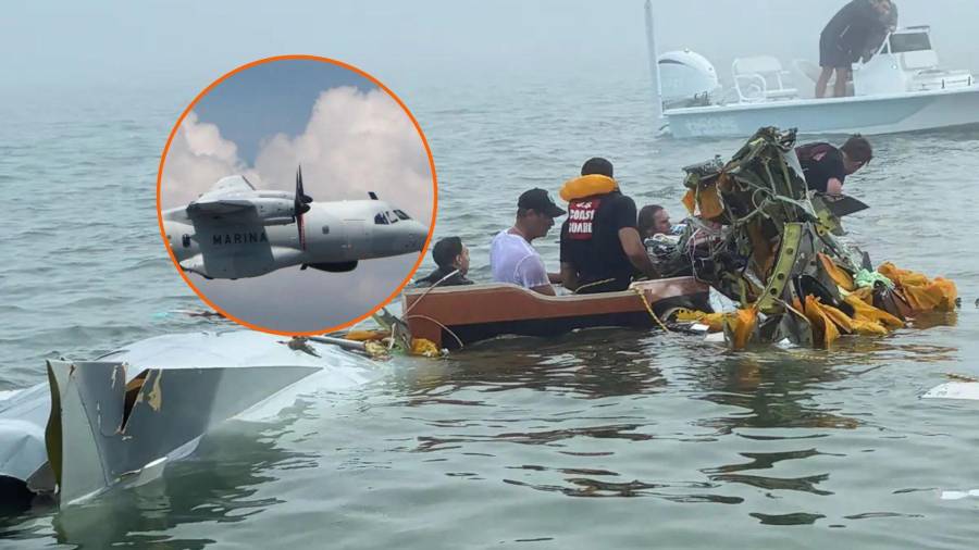 La Secretaría de Marina (Semar) confirmó el fallecimiento de seis de las ocho personas involucradas en el accidente aéreo.