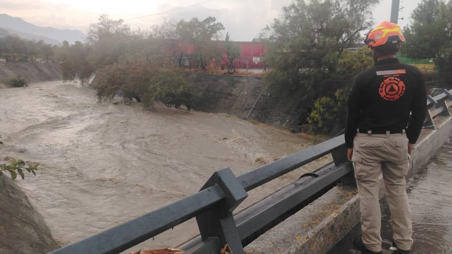Fuertes precipitaciones en diversos municipios del estado de Nuevo León