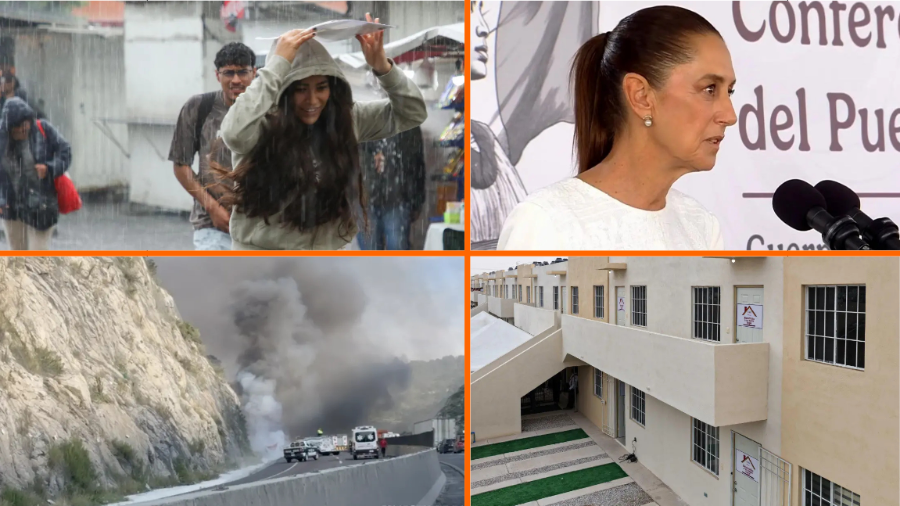 Noticias del fin de semana: Clima; “México no tiene un nuevo arancel” y documentos para solicitar una Vivienda del Bienestar
