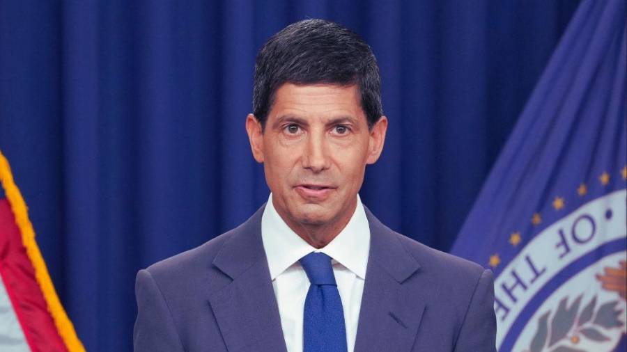 El miembro de la Junta de la Reserva Federal Kevin Warsh habla en una conferencia de prensa en la Reserva Federal en Washington, el miércoles 29 de julio de 2026.