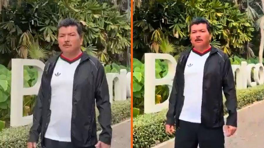 Marco Antonio Almanza Avilés grabó un video en el Jardín Botánico de Culiacán para rechazar versiones sobre una presunta detención en Estados Unidos.