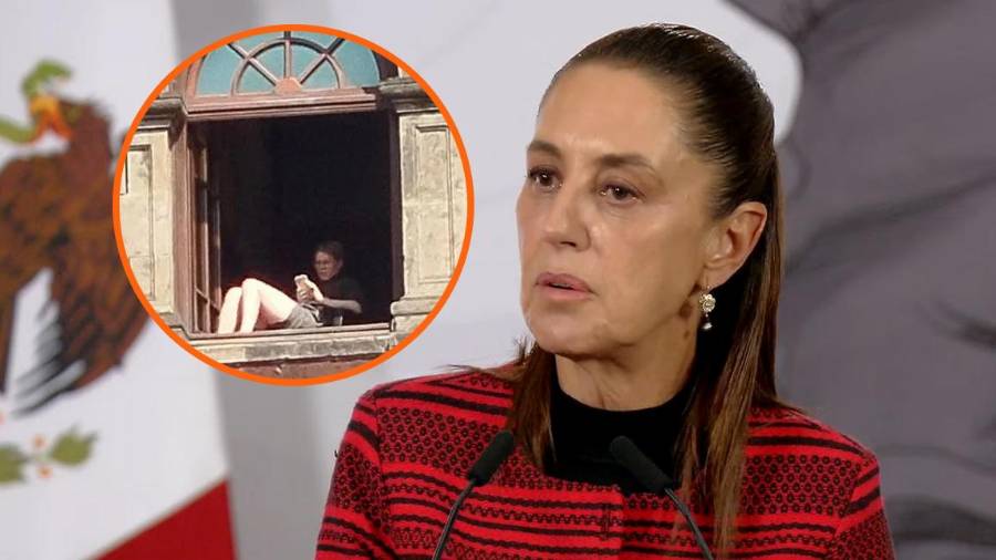 La presidenta Claudia Sheinbaum confirmó que la mujer captada en una ventana de Palacio Nacional sí era real y que ya fue sancionada tras una revisión interna.