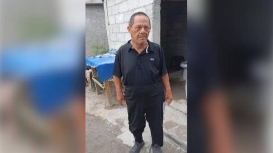 La última vez que se tuvo información sobre el hombre de 56 años fue en la colonia Pedregal, punto desde el cual no se ha logrado establecer su ubicación.