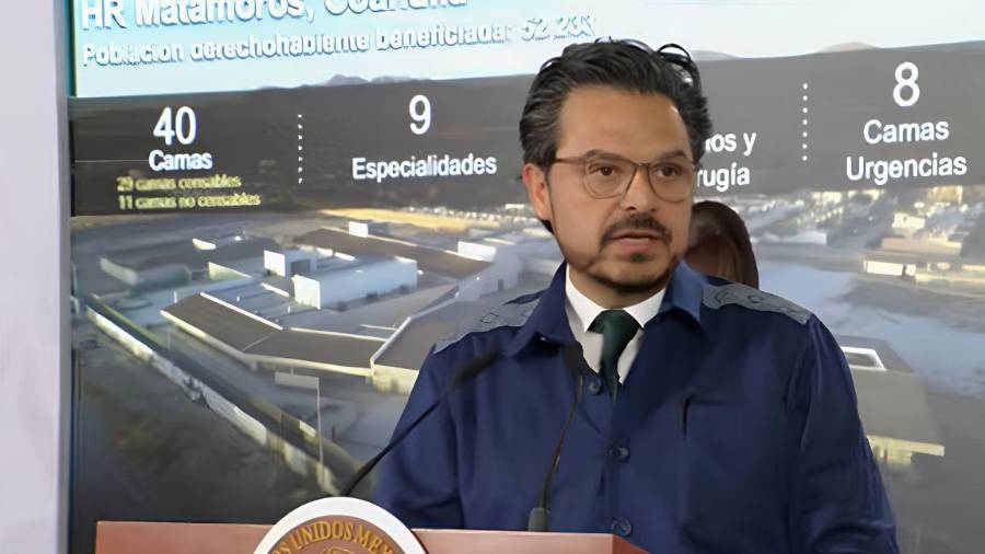 Zoé Robledo presentó los proyectos del IMSS para Coahuila, que incluyen un Hospital General Regional en Saltillo y dos hospitales rurales ubicados en Matamoros y San Buenaventura.
