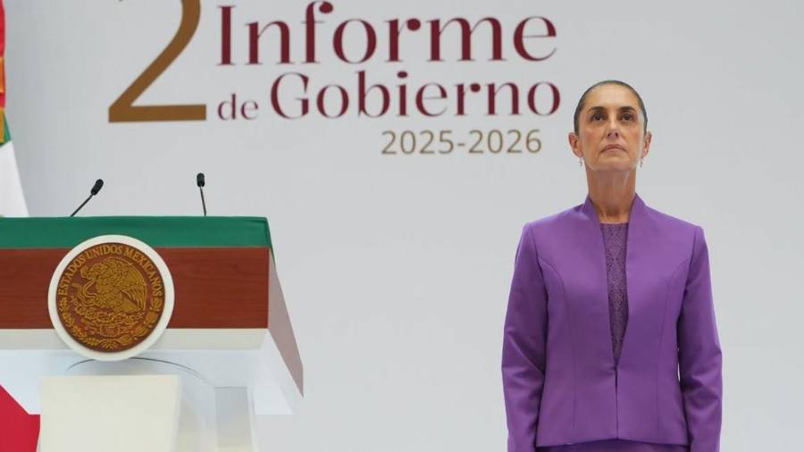 Sheinbaum rinde este 1 de septiembre su Segundo Informe de Gobierno desde Palacio Nacional, donde presenta los avances y retos de su administración.