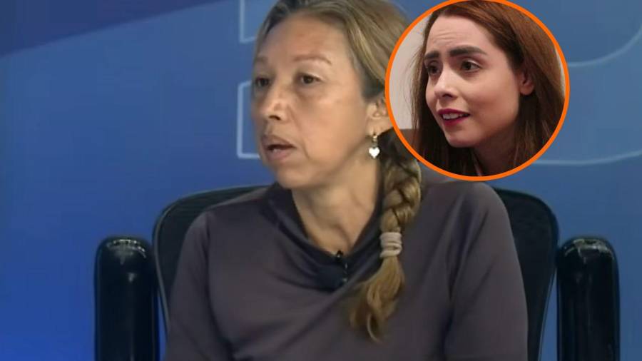 Maryfer Centeno analizó el comportamiento de Maribel Garza durante una entrevista televisiva.