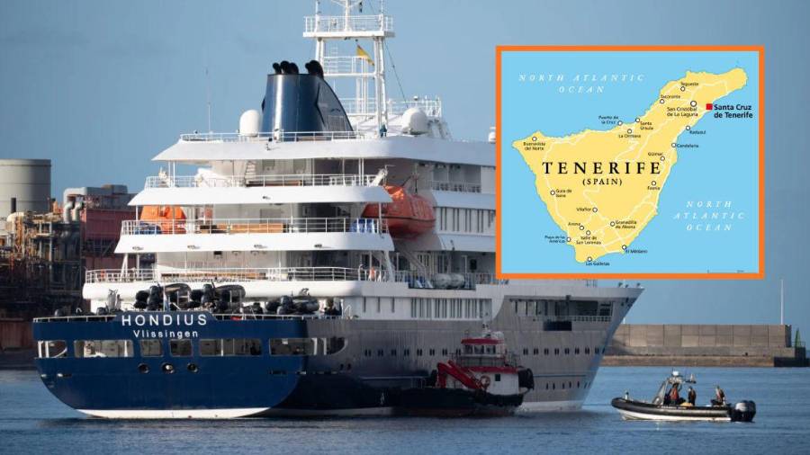 Desembarco del crucero MV Hondius