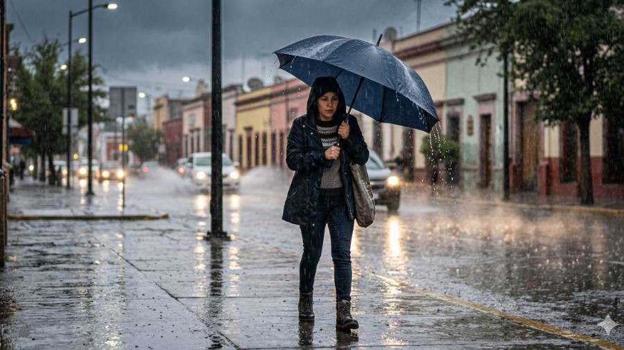 El pronóstico del Servicio Meteorológico Nacional señala lluvias intensas con descargas eléctricas y granizo, además de vientos fuertes en el norte de Coahuila