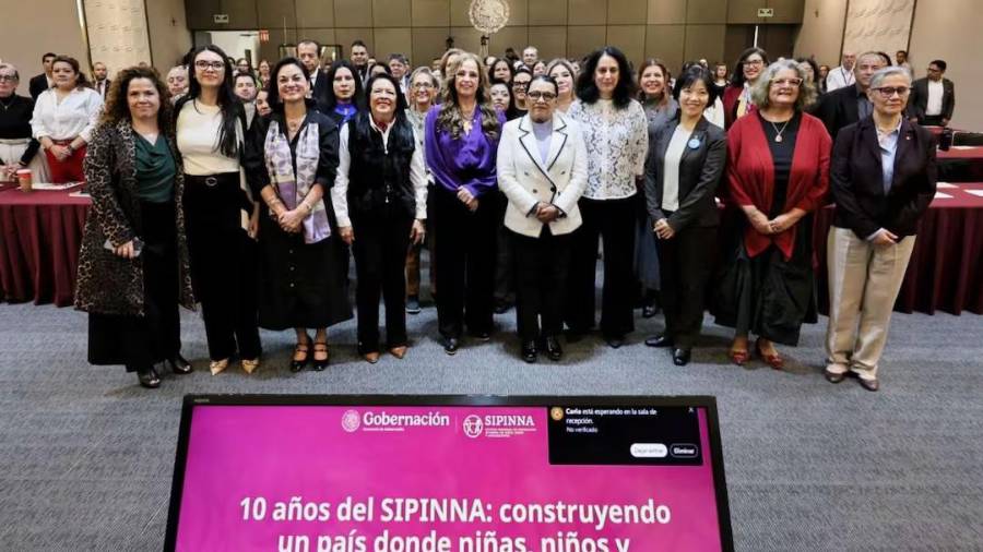 La titular de la Segob subrayó que la protección de la infancia es una tarea permanente del gobierno federal.