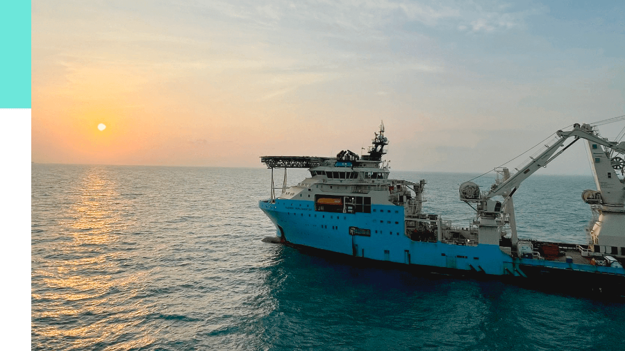 Fotografía de plataforma petrolera de Ricardo Pliego Salinas