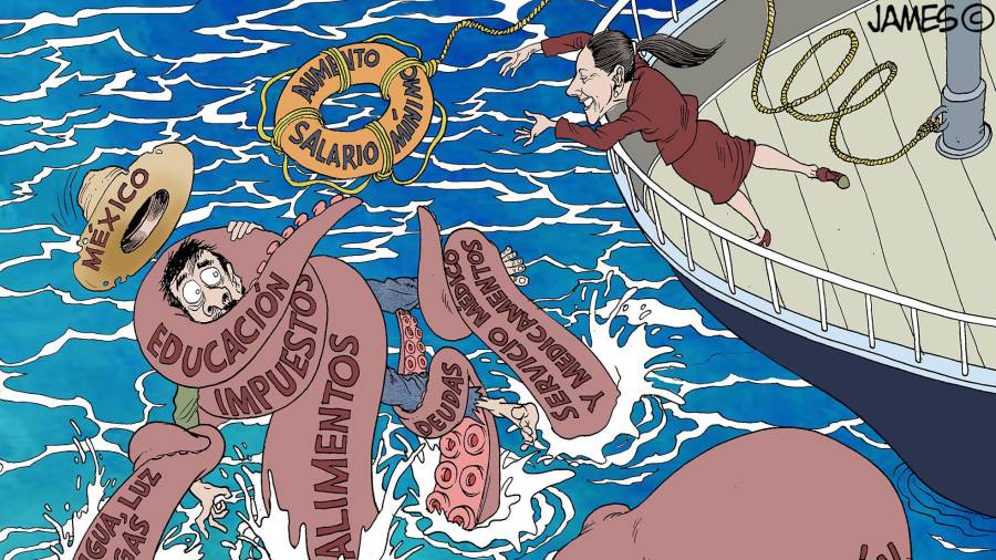 Sheinbaum, la salvavidas