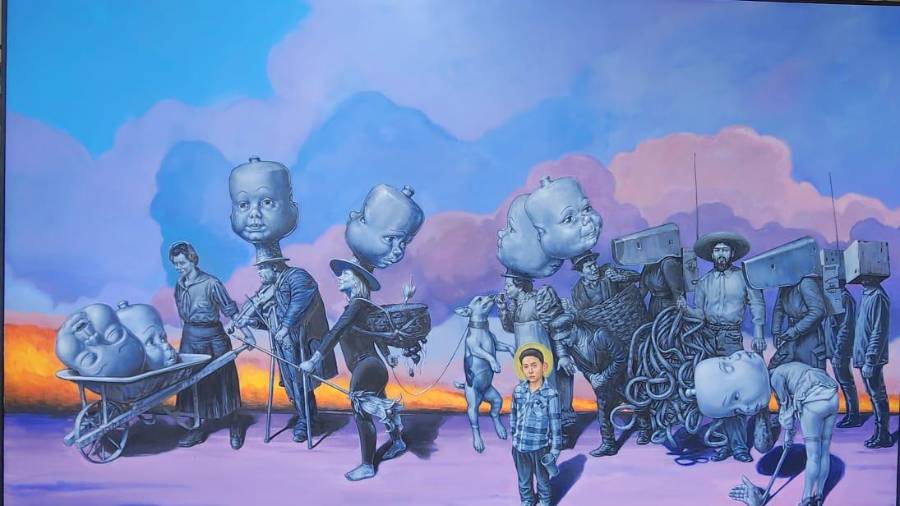 De Saltillo a CDMX lleva Zenen Vizcaino su arte al Palacio de San Lazaro
