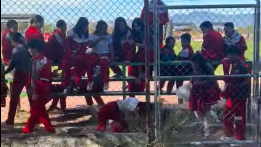 El enfrentamiento ocurrió a plena vista de otros estudiantes, varios de los cuales optaron por grabar la escena.