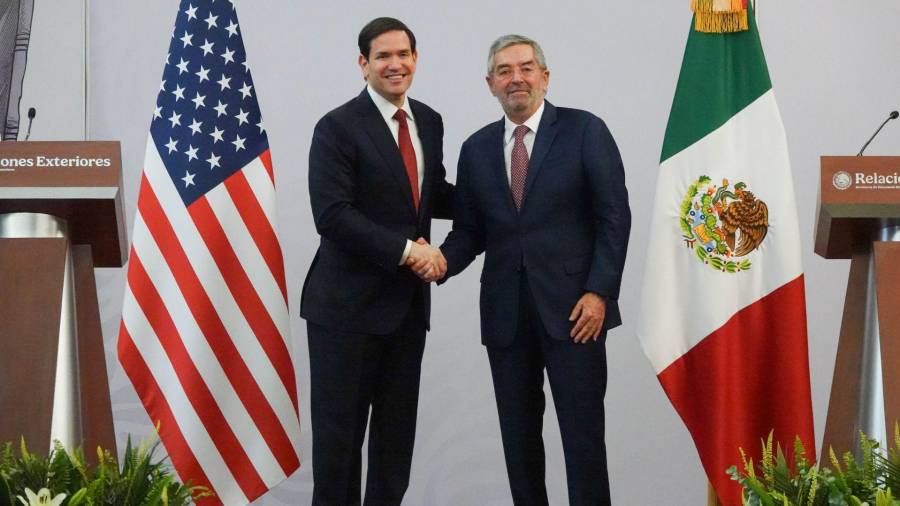El titular de la Secretaría de Relaciones Exteriores (SRE), Juan Ramón de la Fuente, se reunirá este miércoles 15 de octubre en Washington D.C. con el secretario del Departamento de Estado de Estados Unidos, Marco Rubio.
