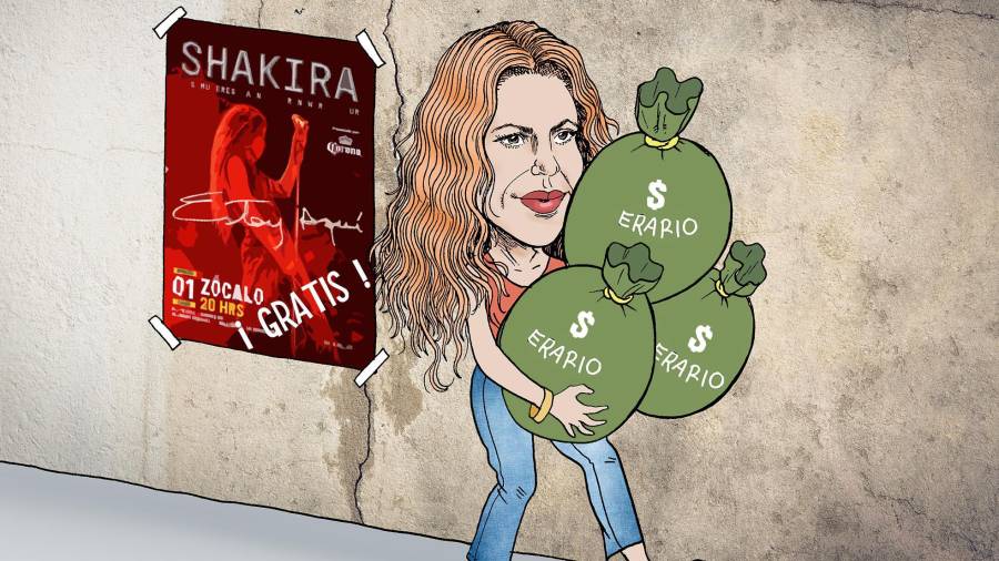 Shakira: Pago por evento