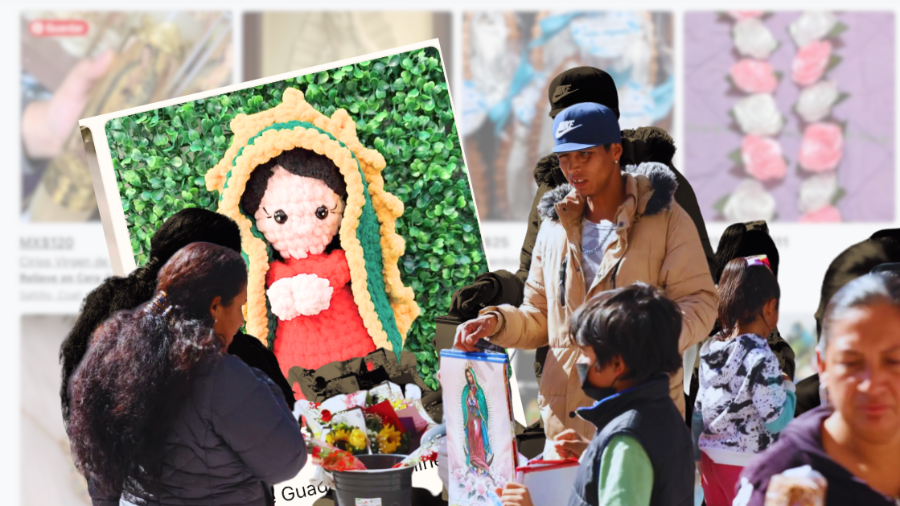 A pocas semanas del día de la Virgen de Guadalupe, comienzan las ventas de mercancía y artículos religiosos en la ciudad de Saltillo, las ofertas alcanzan los 7 mil pesos | FOTOGRAFÍA: VANGUARDIA