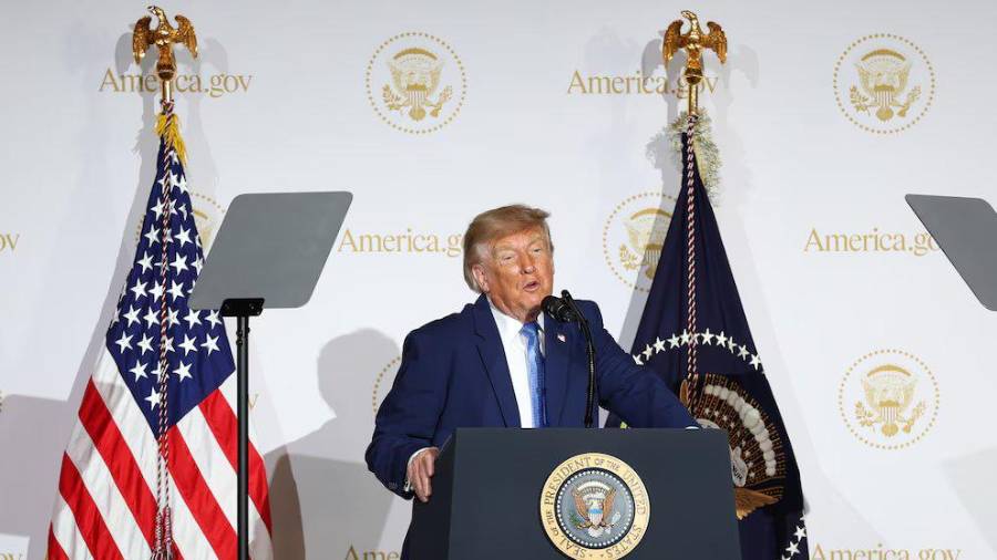 Donald Trump, presidente de Estados Unidos.