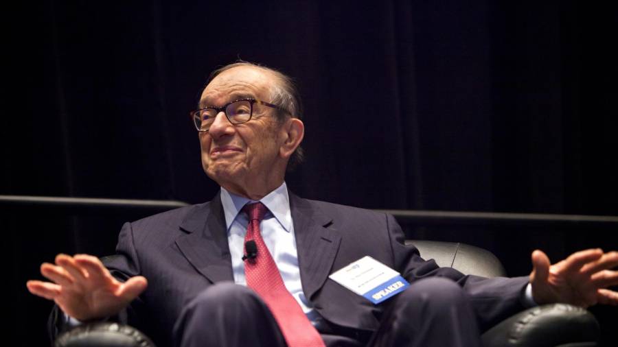 El expresidente de la Reserva Federal de EU, Alan Greenspan, en la en el Foro Nacional de Innovación de 2011, que se centró en la tecnología de la información gubernamental, en Washington el 23 de agosto de 2011.