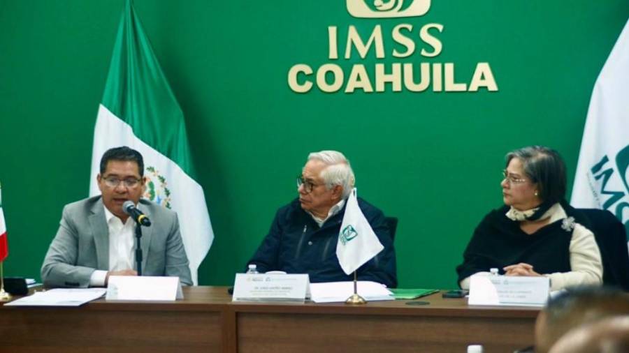 Autoridades del IMSS encabezaron la sesión conjunta de los Órganos Colegiados, donde se presentaron los principales avances en salud en Coahuila.