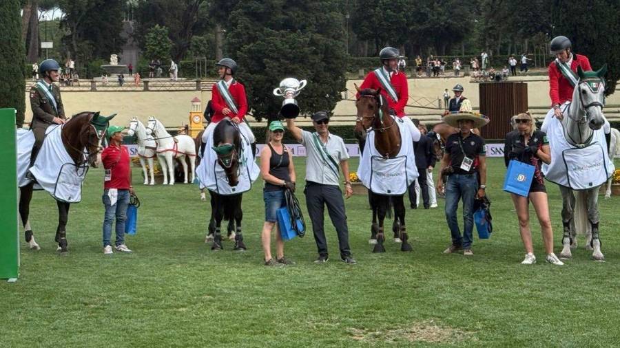 México conquistó la Copa de Naciones CSIO5* de Piazza di Siena 2026 tras vencer a Alemania en desempate y volver a ganar esta prueba en Roma después de 78 años.