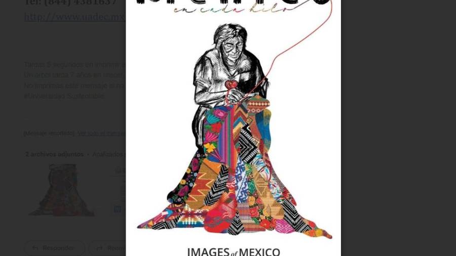 “Hilos”, de la autoría de Valeria Sarahí Padilla Lugo, fue seleccionada como ilustración principal de Imágenes de México 2026