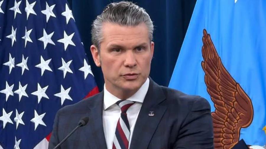 Pete Hegseth dio una sesión informativa sobre la guerra de Irán el miércoles 4 de marzo de 2026.