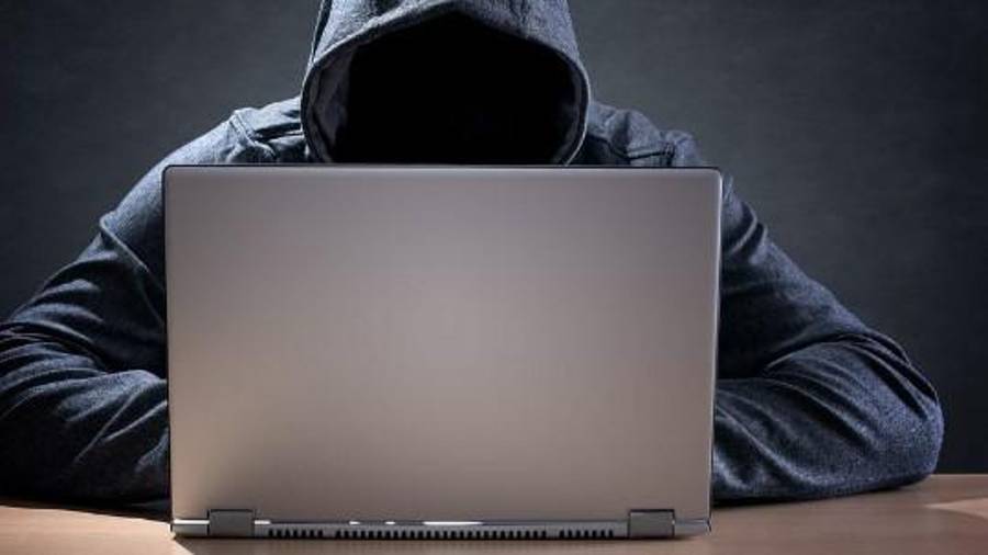 El logotipo del grupo de piratería informática Handala, vinculado a Irán, apareció en las páginas de inicio de sesión de las empresas durante el ciberataque, según el Wall Street Journal.