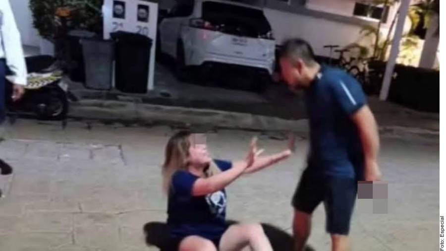 En las denuncias se reportó que Yong también amenazó a guardias privados.