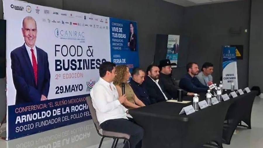 Más de 350 socios restauranteros de la Comarca Lagunera participarán en la segunda edición de Canirac Food &amp; Business en el Centro de Convenciones Torreón.