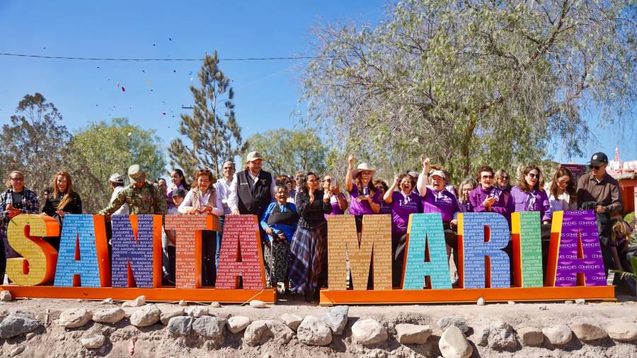 Las letras monumentales buscan fortalecer el sentido de identidad y promover el reconocimiento histórico y cultural de la localidad rural.