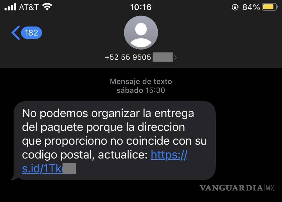 $!En cualquiera que sea el mensaje de texto que hayas recibido, te incluirán un enlace para supuestamente darle seguimiento al caso y/o corroborar tus datos