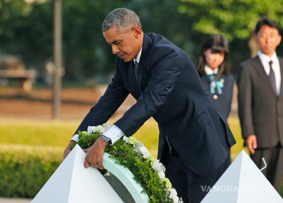 $!Obama en Hiroshima: "Hace 71 años, la muerte cayó del cielo"