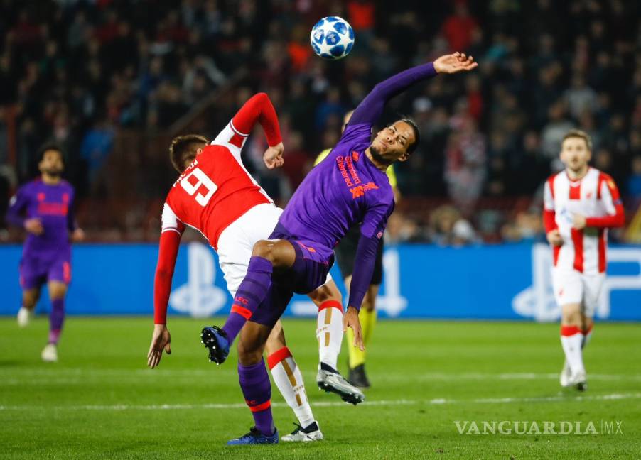 $!Estrella Roja frena al Liverpool que se complica su pase a octavos