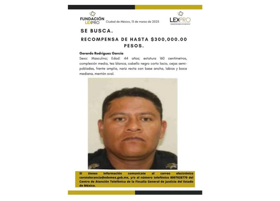 $!Dan 300 mil pesos de recompensa por expolicía ligado a caso Octavio Ocaña