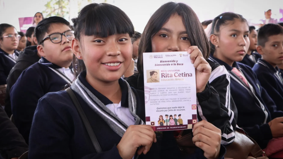 La Beca Rita Cetina continúa ampliando su cobertura en México e incorpora a estudiantes de primaria.