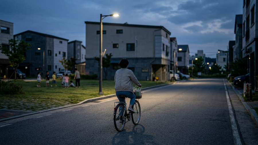 Una residente de Seúl adopta el transporte sostenible en respuesta al llamado nacional de ahorro de energía; el país busca reducir el consumo en medio de preocupaciones sobre el suministro de petróleo y gas por las tensiones en el estrecho de Ormuz.