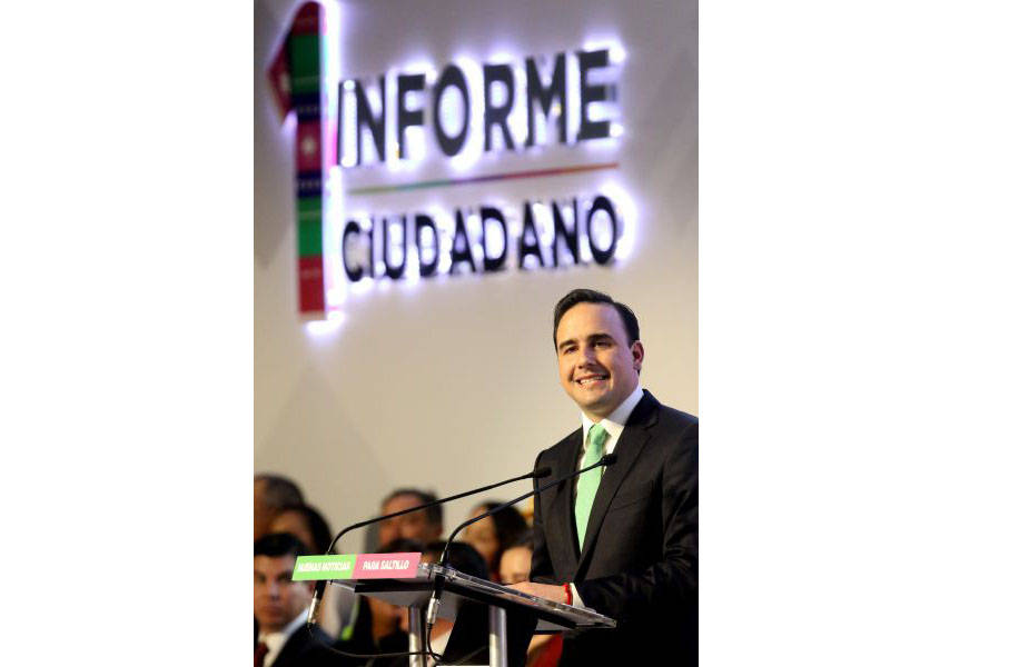 $!Fórmula ciudadana impulsa consolidación de Saltillo: Primer Informe de Manolo Jiménez