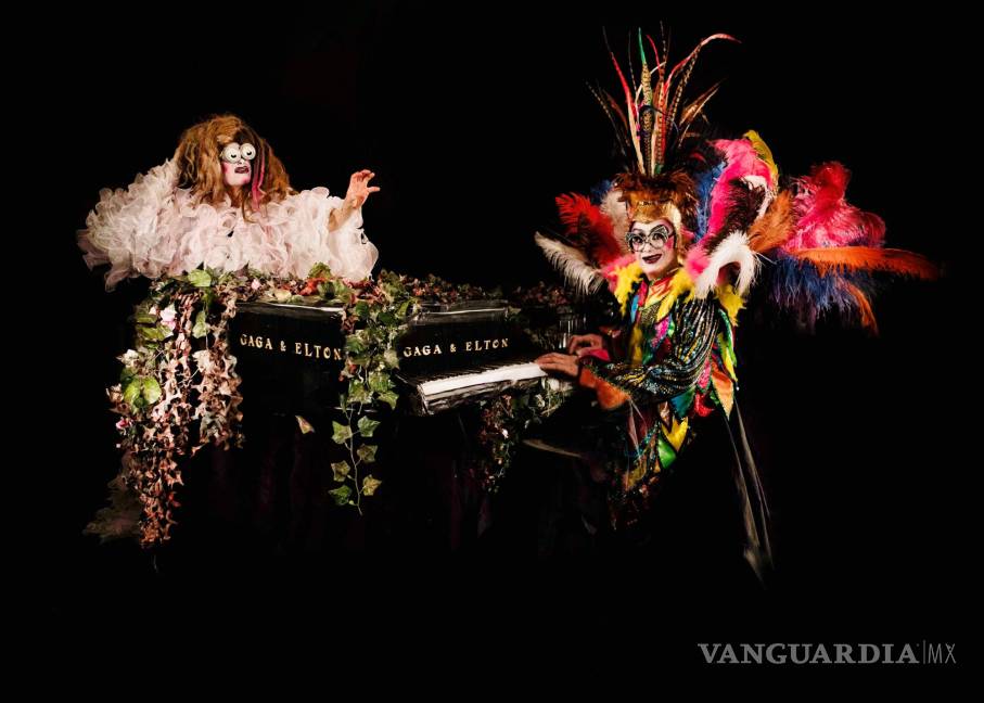 $!Lady Gaga y Elton John, dos de los personajes que maneja Kent. EFE/Amaia Osuna