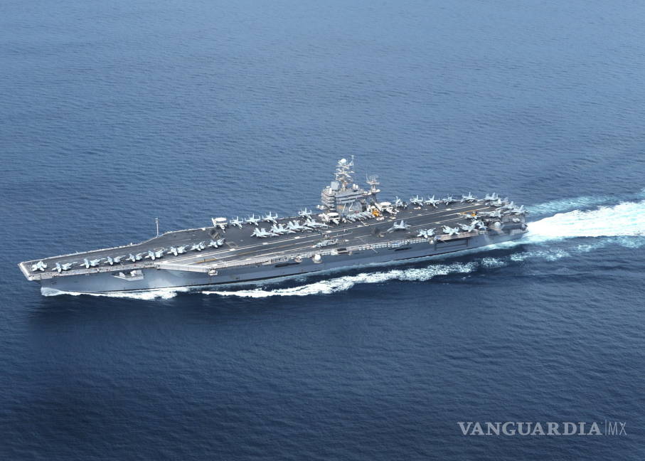 $!USS Abraham Lincoln, portaaviones de EU se moviliza hacia aguas iraníes