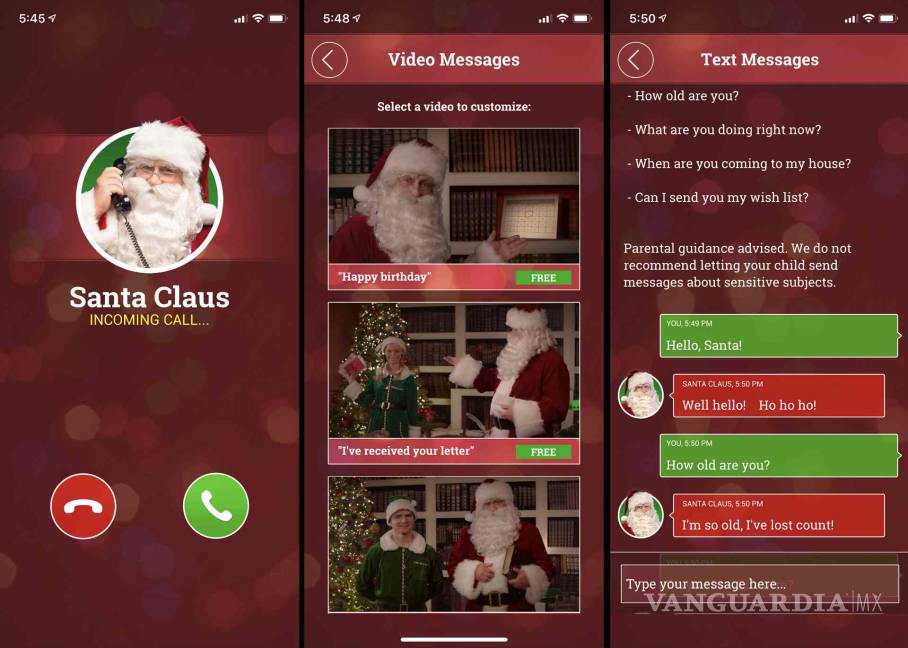 $!¡Santa Claus está cerca! Habla con él con estas cinco apps