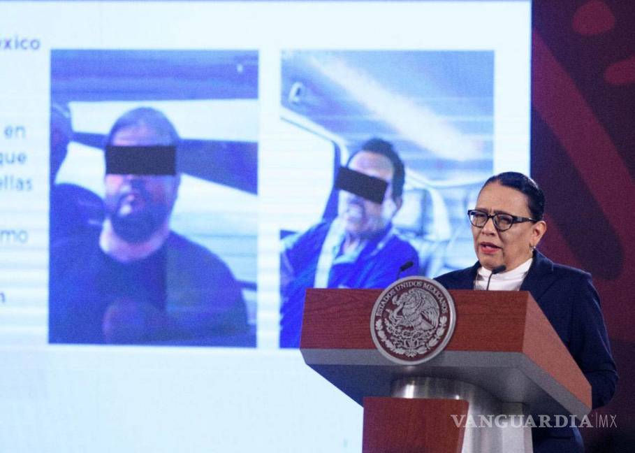 $!Rosa Icela Rodríguez, secretaria de la SSPC, habla sobre la detención de Joaquín Guzmán López, hijo del Chapo Guzmán, y Ismael Mayo Zambada.