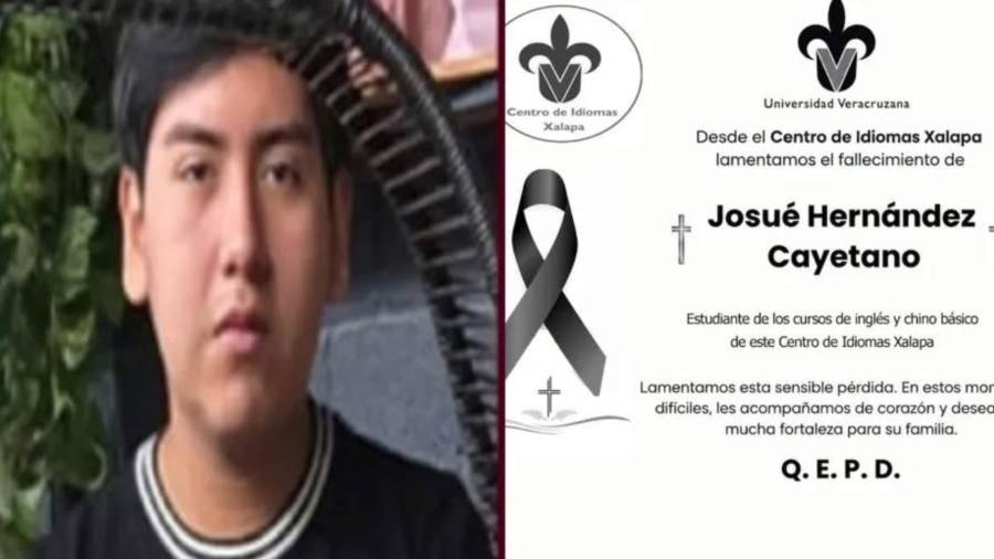 Hernández Cayetano estudiaba Ingeniería en Sistemas en la ciudad de Xalapa.