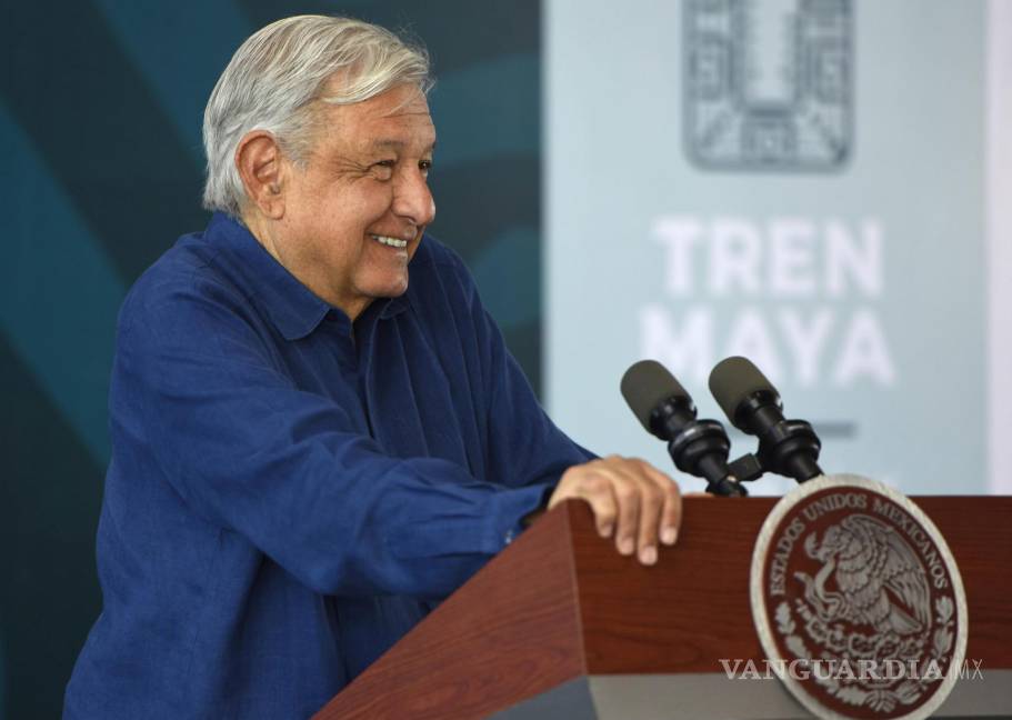 $!El mandatario mexicano, Andrés Manuel López Obrador, durante una rueda de prensa en Palenque, Chiapas (México).