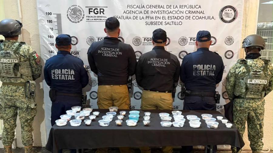 Autoridades federales realizaron el aseguramiento de las especiaes.
