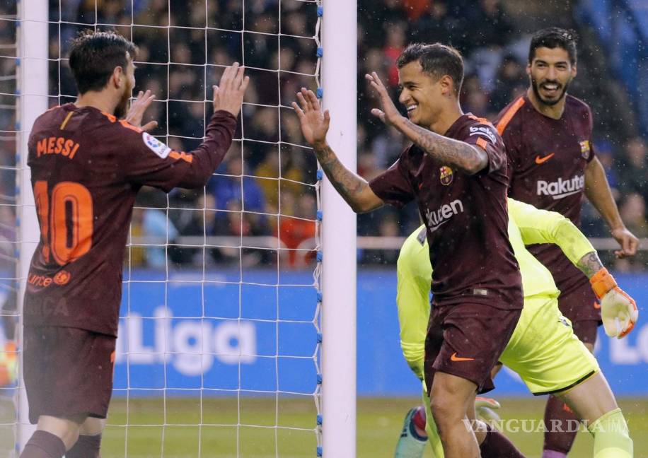 $!Con hattrick de Lionel Messi, Barcelona vence al Deportivo y firma doblete con Liga y Copa