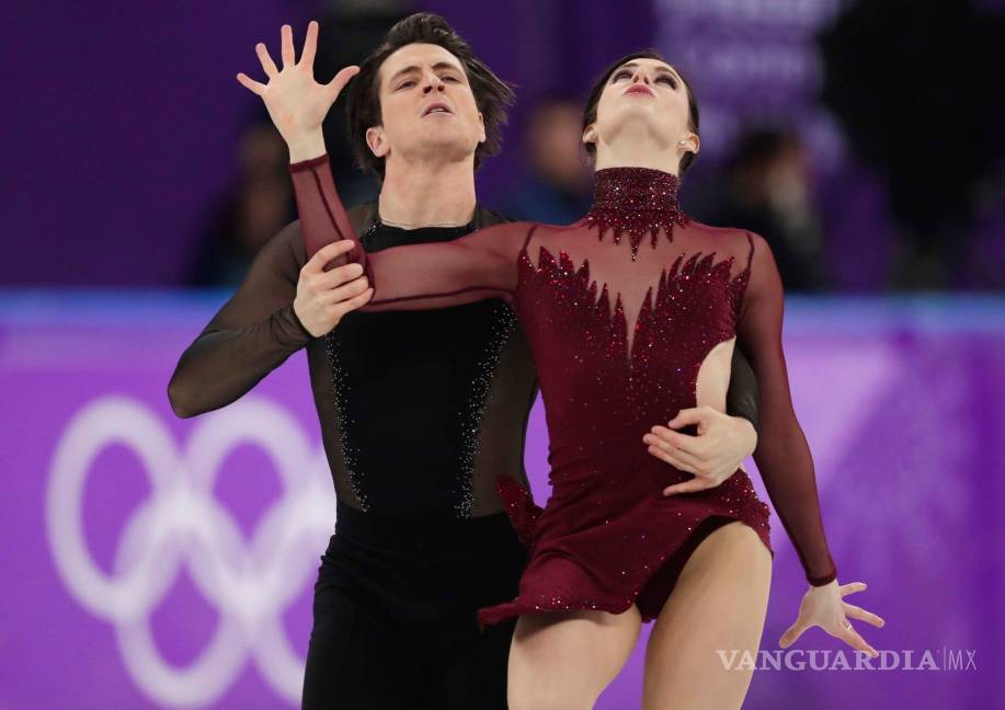 $!Pareja canadiense consigue el oro en danza sobre hielo en los Juegos Olímpicos de Invierno
