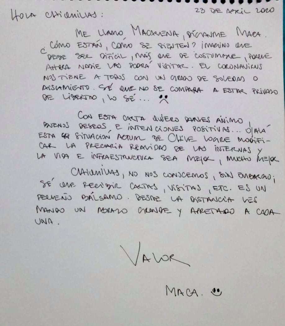 $!MIND IN SALTILLO: Cartas para aliviar la cuarentena de las mujeres en prisión