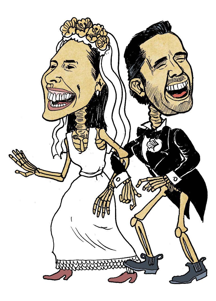 $!Calaveras 2025: Sheinbaum en silencio, Manolo vaquero y Trump contra el mundo