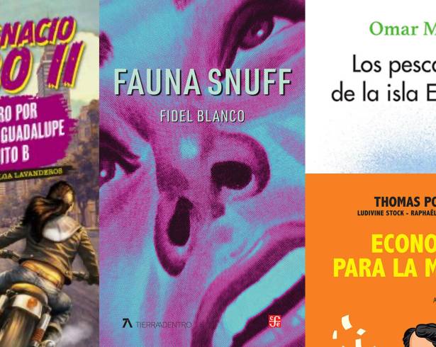 Portadas de los cuatro libros que esta semana te recomendamos leer.