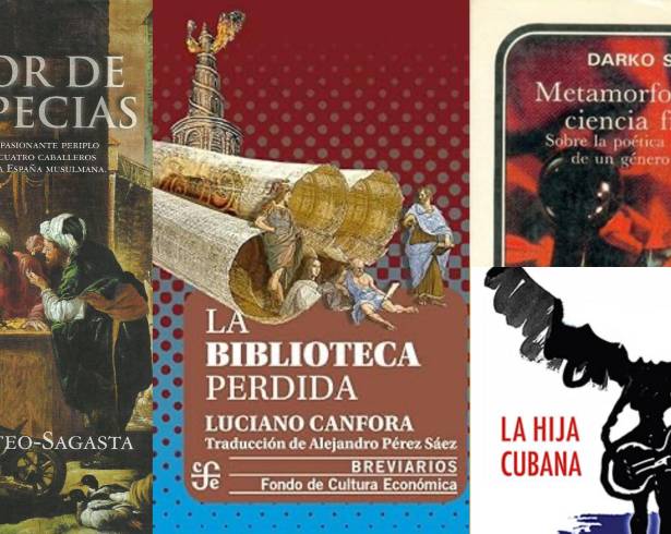 Portadas de los cuatro libros que esta semana te recomendamos leer.